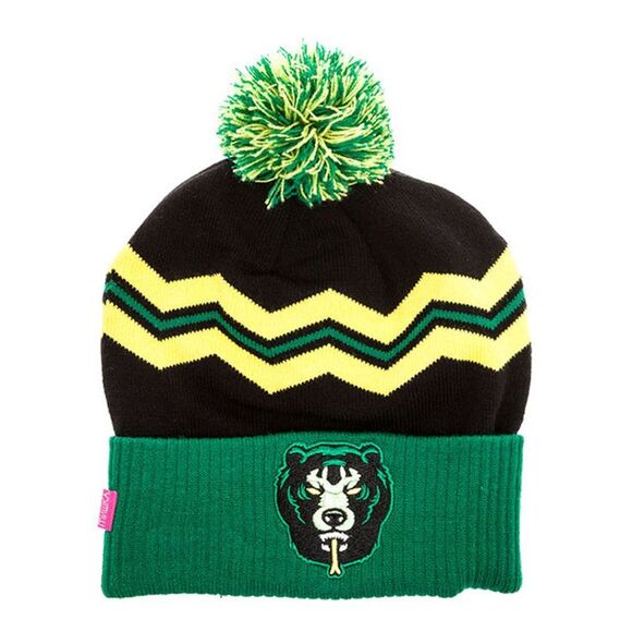 Mishka Mens The Death Adder Vintage Pom Beanie Hat, Black, NWT - Picture 1 of 1